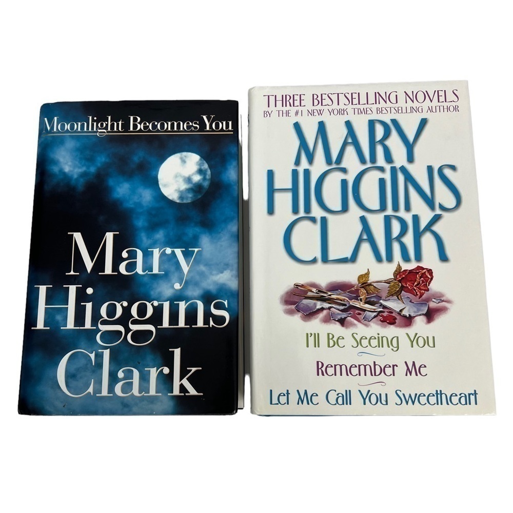 Mary Higgins Clark Fiction Books/Novels Lot/2 Suspense/Thriller/Mystery 4 Books